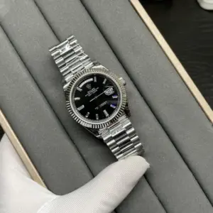Rolex Datejust Double Date Black Sugar 2836 Movement