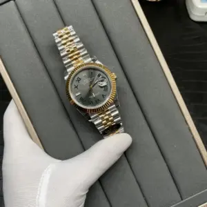 Rolex Datejust 41mm Rose Gold Green Dial 3235 Movement