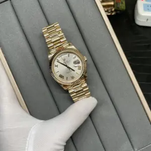 Rolex Datejust Double Date Gold White Dial 2836 Movement 40mm