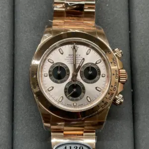 Rolex Daytona Series Full Rose Gold Steel Bracelet
