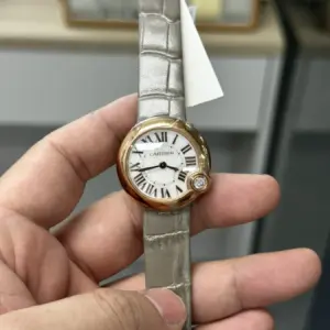 V6告白气球 white mother-of-pearl 33 Swiss quartz watch