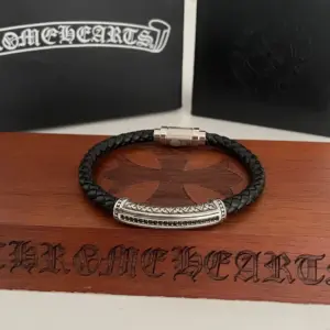 Chrome Hearts vintage leather rope bracelet