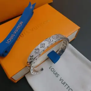 Louis Vuitton leather bracelet