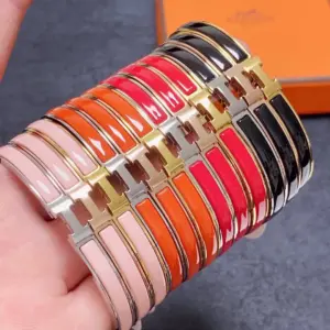 Hermes enamel bracelet small