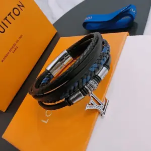 Louis Vuitton cow leather bracelet