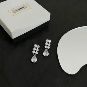 Miu Miu zircon summer earring