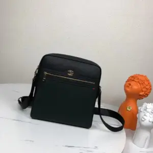 Imported Full-Grain Calf Leather Briefcase