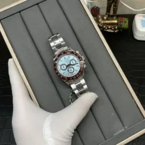 Rolex Chronograph Type Series Daytona Ice Blue Dia 7750 movement