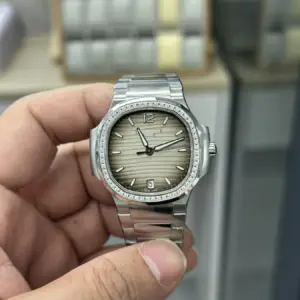 3K women’s Audemars Piguet 7118 gray dial diamond bezel
