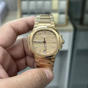 3K rose gold women’s Audemars Piguet 7118 gold dial