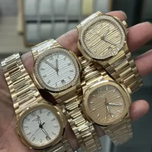 3K rose gold women’s 324 integrated watch