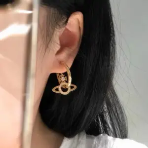 Vivienne Westwood silver stud earring