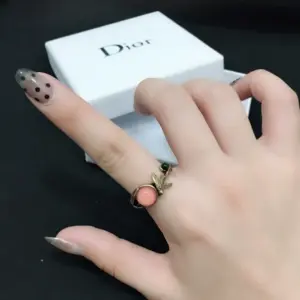 Dior Dedicated CD Earring in Soft Tone Pearl