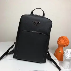 Saffiano Leather Backpack