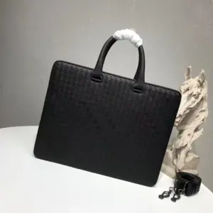Men’s Premium Customizable Briefcase Black Color 38x30x3.5cm
