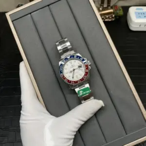 Rolex Datejust with red blue ceramic