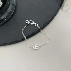 Gucci new 925 pure silver GG Marmont series double G handband, 17cm 18cm 19cm 20cm sizes
