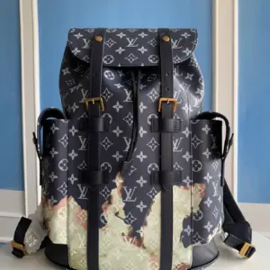 Christopher Backpack with Monogram Tapestry