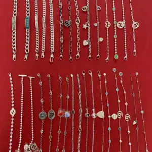 Gucci silver bracelet collection