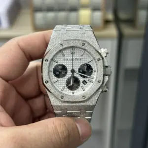 AP Frosted Gold Chronograph Watch