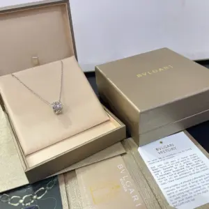 Bvlgari full diamond snake necklace