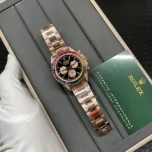 Omega Universe Chronograph Rainbow Watch