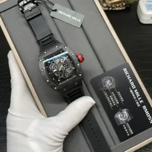 Richard Mille RM055 black carbon fiber wristwatch