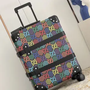 20 inch, 24 inch Gucci wheel luggage with double G logo