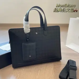 Montblanc business briefcase for office and travel