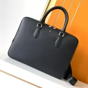 Montblanc business briefcase with calf leather
