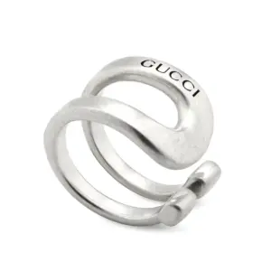Gucci snake buckle ring 925 silver color lasting
