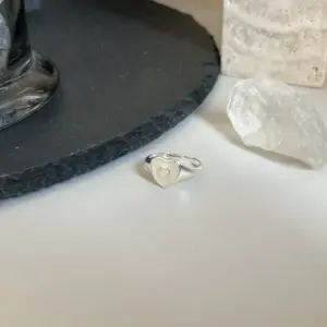 Gucci 925 pure silver heart couple double G ring