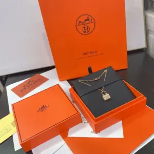 Hermès new full diamond necklace