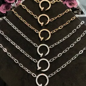 Kojia spike chain necklace