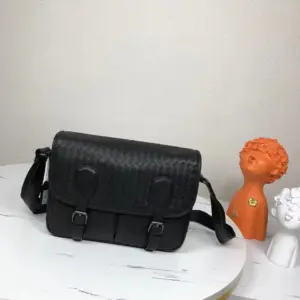 Bvlgari Weave Messenger Bag