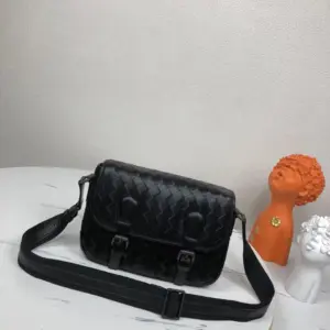 Bvlgari Weave Messenger Bag
