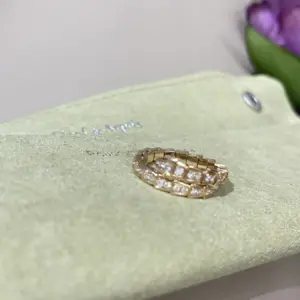 Bvlgari small snake ring design-order custom actual shooting~