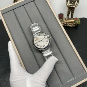 Cartier Ballon Bleu 42mm Steel Bracelet Watch