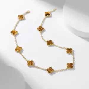 Ten flower bracelet necklace