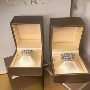 Bvlgari Active Full Diamond Snake Ring