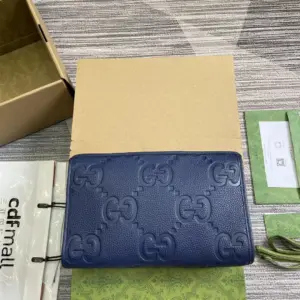 Blue leather GG handbag