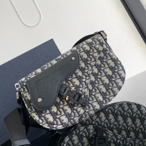 Saddle messenger bag