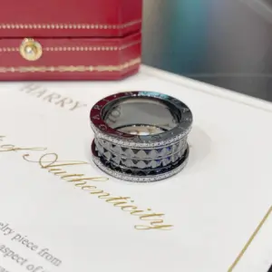 B Zero Black Ceramic Ring