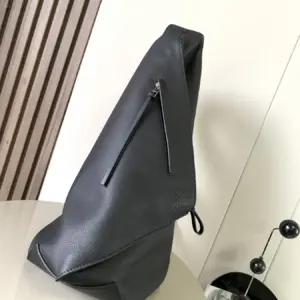 Loewe Anton Backpack Model 9051 Black Mulberry