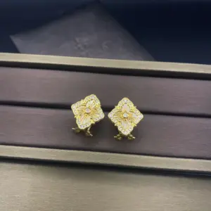 White shell stud earrings