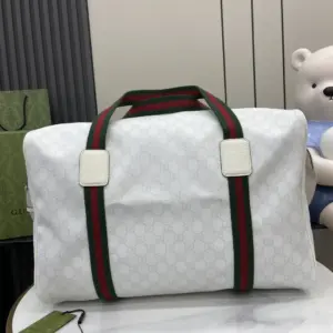 Large GG travel bag white GG Supreme