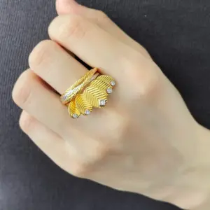 Cartier coffee leaf ring B version