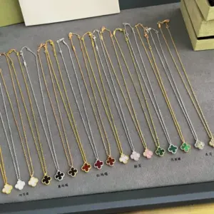 VCA mini four-leaf necklace