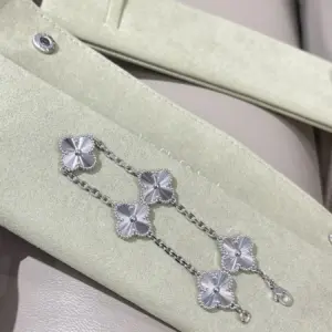 VCA laser-cut car flower bangle