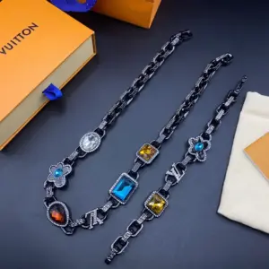 New Louis Vuitton necklace and bracelet